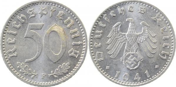 37241F~1.5 50 Pfennig  1941F vz/st J 372  
