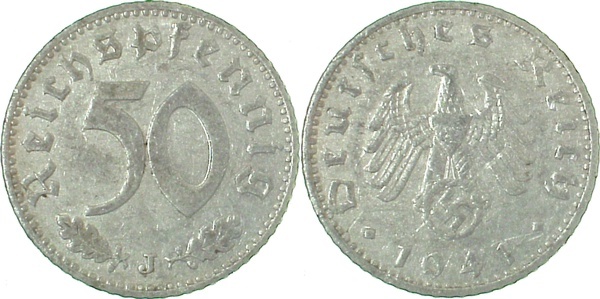 37241J~3.0 50 Pfennig  1941J ss J 372  