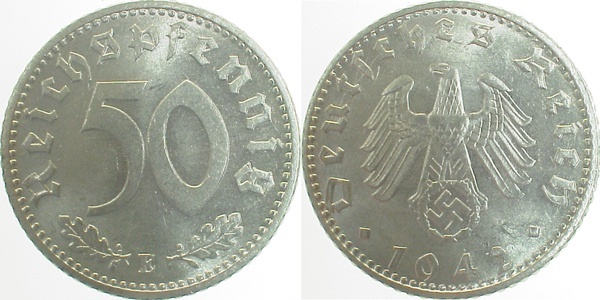 37242E~1.2 50 Pfennig  1942E prfr J 372  