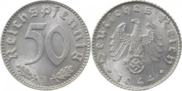 37244B~1.1 50 Pfennig  1944B prfr/stgl J 372  