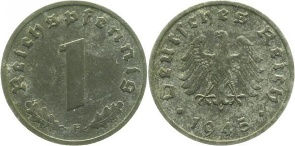 373b45F~2.5 1 Pfennig  1945F ss/vz J 373b  
