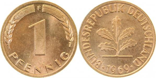 38069F~1.0 1 Pfennig  1969F stgl J 380  