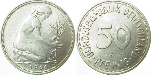 38466F~1.2 50 Pfennig  1966F bfr J 384  