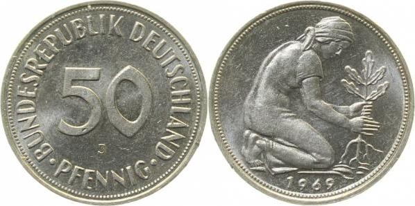 38469J~1.2 50 Pfennig  1969J bfr J 384  