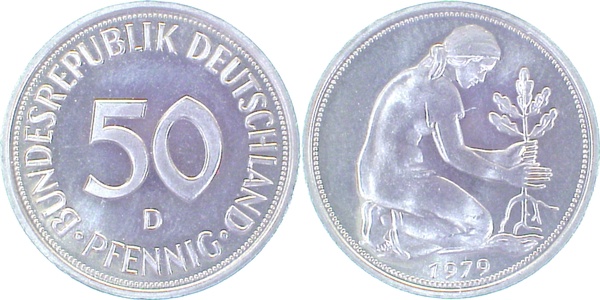 38479D~0.0 50 Pfennig  1979D PP J 384  