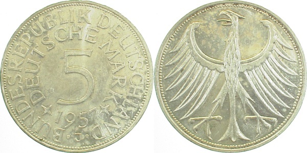 38757J~1.5a   1957J f.bfr/Erstabschlag (EA)! !! J 387  