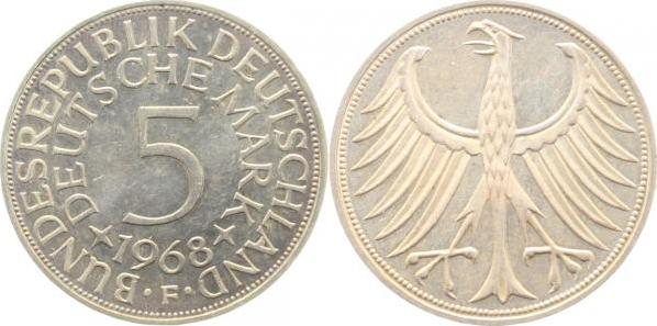 38768F~1.5a-PAT   1968F vz/st leichte Patina Erstabschlag !!! J 387  