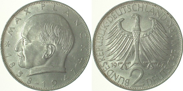 39267D~  Max Planck  67D vz/st J 392  