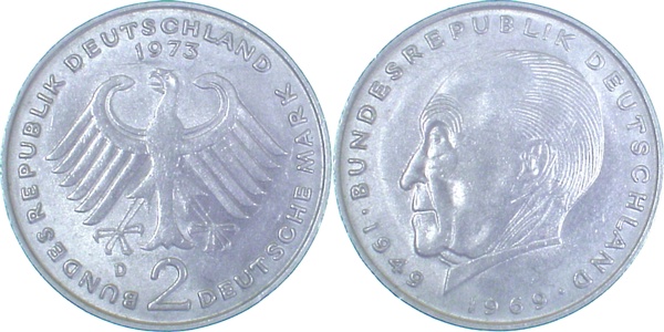 40673D~  1973D Adenauer bfr/stgl J 406  