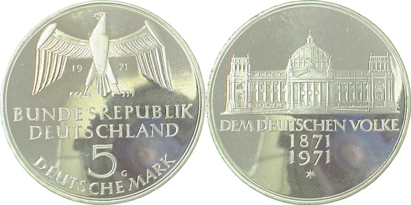 40971G~  Reichsgründ. 1971G PP J 409  