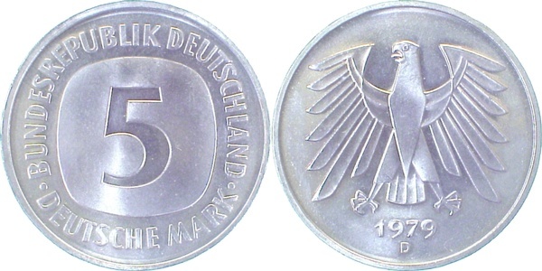 41579D~0.9a   1979D st.fein Erstabschlag (EA)! ! J 415  