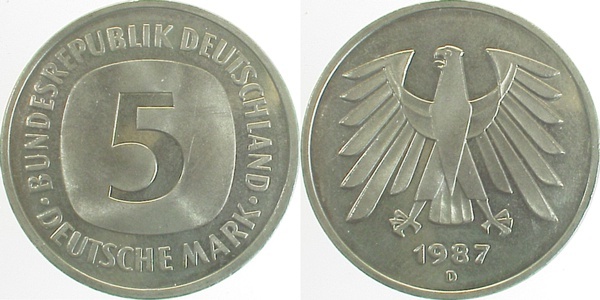 41587D~1.0a   1987D stgl Erstabschlag (EA)! ! J 415  