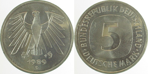 41589D~1.0a   1989D stgl .Erstabschlag (EA)! ! J 415  