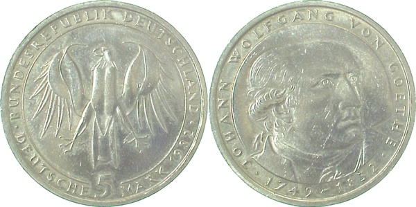 43282D~  Goethe 1982D vz/st J 432  