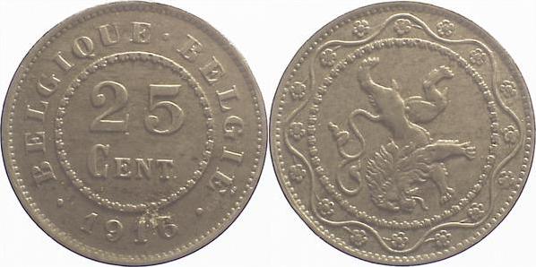 61016-~2.0 25ct. 1916 vz nl&fr.Schrift J 610  