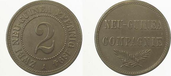 70294A~2.0 2 Pfennig  Neuguinea 1894A vz J 702  