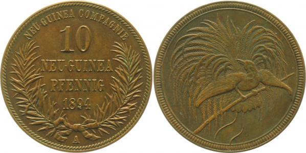 70394A~1.5b-GG 10 Pfennig  1894A vz/st leichte Patina J 703  