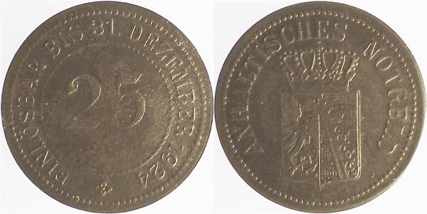 JN0124-~3.0 25 Pfennig  Anhalt ss JN01  