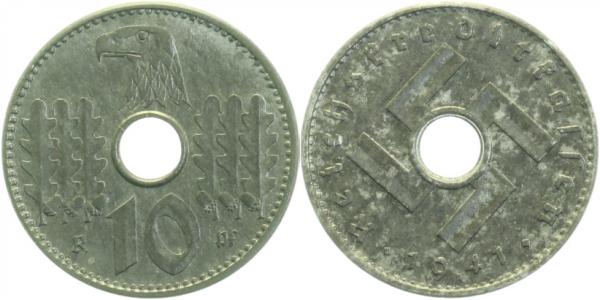 JN61941A~1.5 10 Pfennig  1941A Reichskreditkasse f.prfr JN 619  