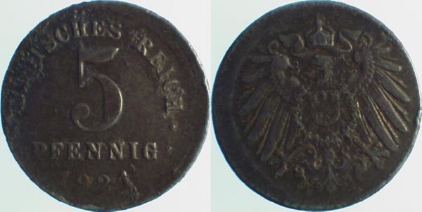 P29721-2.8 5 Pfennig  1921 D10 ss J 297  