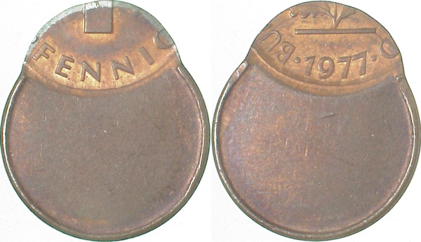 P38077-1.1 1 Pfennig  77- o.Mzz. ca. D70 prfr/st J 380  