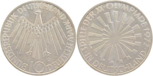 P401a72J2.0 10 DM . Olymp. 72J st.Riß über Adler !! J 401a  