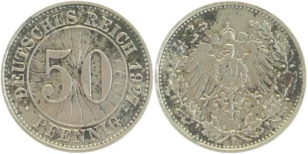 PROB324-G35 50 Pfennig  1927F ss aus Brandsch. Sch.324 G35  