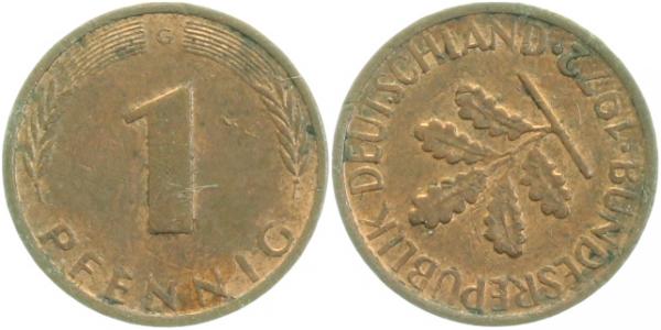 S38072G2.8 1 Pfennig  1972G ca. S270 ss+ J 380  