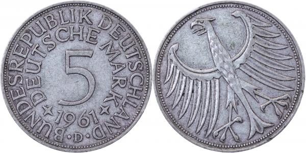 S38761D2.2 5 DM  1961D ca.S315 vz- J 387  