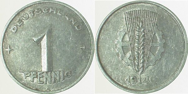 U15014-A2.5 1Pfennig  Jsz. 194-      J1501  