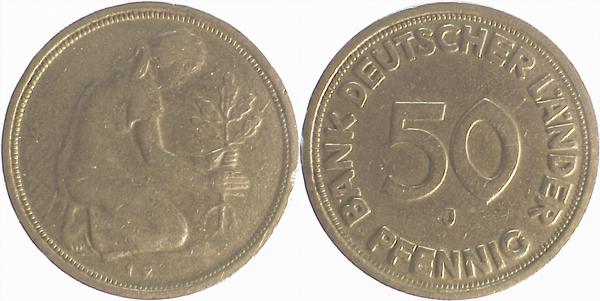 U379--J3.0c 50 Pfennig  Jsz.:19-- Mzz:J J 379  