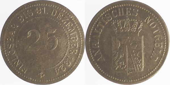 JN0124-~3.0 25 Pfennig  Anhalt ss JN01  