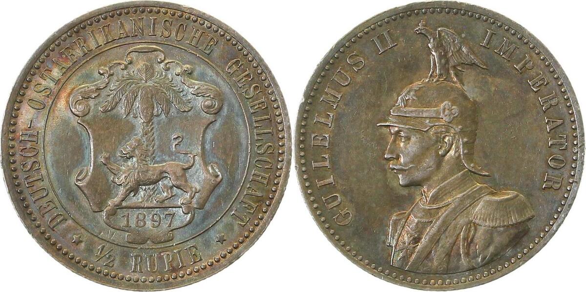 JN71297-~1.3b-GG-PAT   1897 f.prfr/f.stgl, herrliche leichte Patina JN 712  