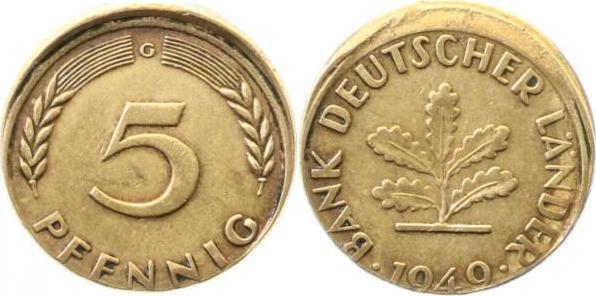 P37749G3.0 5 Pfennig 49G D10 !!!! ss J 377  