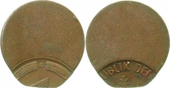 P380--G1.2b 1 Pfennig  o.Jsz. Mzz G  D80 !!!! J 380  