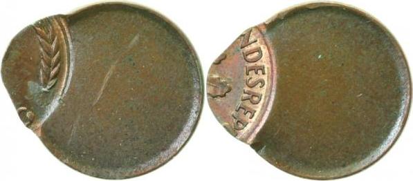 P381a---1.5 2 Pfennig  o.Jz.und ohne Mzz./ über D85 f.bfr. extrem selten!! J 381  