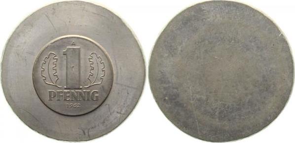 PROB1508-AA 1Pfennig  1962A Zinn-Blei 21,08gr. Abschlag 1510  