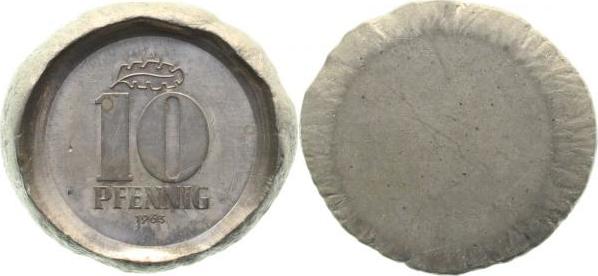 PROB1510-63A1-AA 10 Pfennig  1963A Zinn-Blei 19,3 gr. 1510  