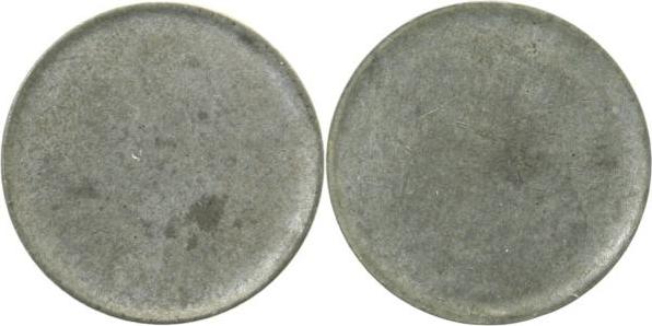 ROH371 10 Pfennig  Rohling Zink, 3,5 gr. J 371  