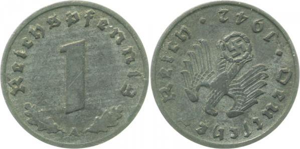 S36942A~2.2 1 Pfennig  42A f.vz  S180 RRR J 369  