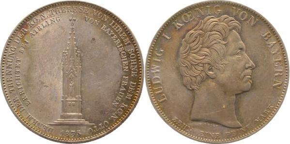 Th-Bay-1835-1.8-GG Bayern Doppelthaler 1835 Aibling vz+ Thun  