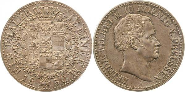 Th-Pre-1831-1.6-GG Thaler Preussen 1831 f. vz/stgl, kl. Krätzerchen Rf dav-  