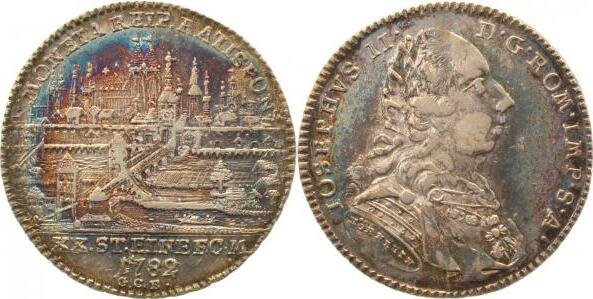 Th-Reg-1782-GG-PAT   Regensburg 1782 Joseph ss/vz herrliche Patina Davenpoort  