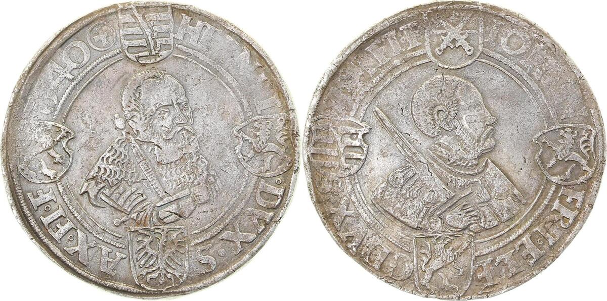 Th-Sa-1540-3.0-GG   Annaberg Sachsen 1540 Joh.Fr. & Heinrich ss leichte Korr. Dav: 9728  