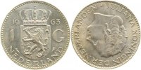 d  NL-1.0-63b 1 Gld. Niederlande 1963 prfr NL-1.0