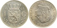 d NL-1.0-63b 1 Gld. Niederlande 1963 prfr NL-1.0