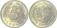 d 5 Pf EPA-C45 5 Pfennig 1972D vz/st NGB-33.2