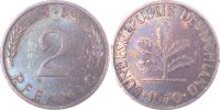 d 2 Pf EPA-B11 2 Pfennig 1970F s/ss EPA 54k2
