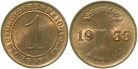 d 1 Pf P31333A1.2-LP 1 Pfennig  1933A schöne Lichtenrader Prägung prfr. !! J 313