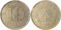     F151068A3.0 10 Pfennig  DDR 68A gr.Zainende ss J1510 7,00 EUR Differenzbesteuert nach §25a UstG zzgl. Versand